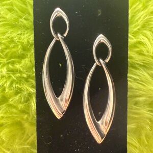 Elegant Silver Drop Earrings